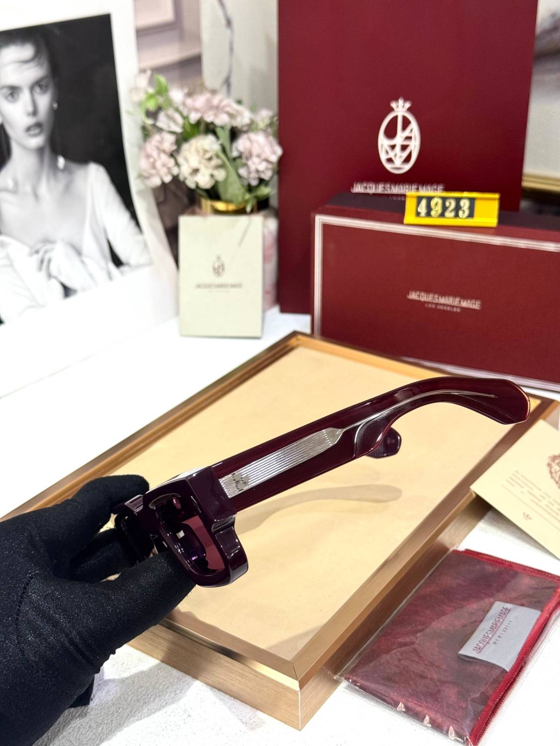 Jacques Marie Mage Pink Luxury Sunglasses-3