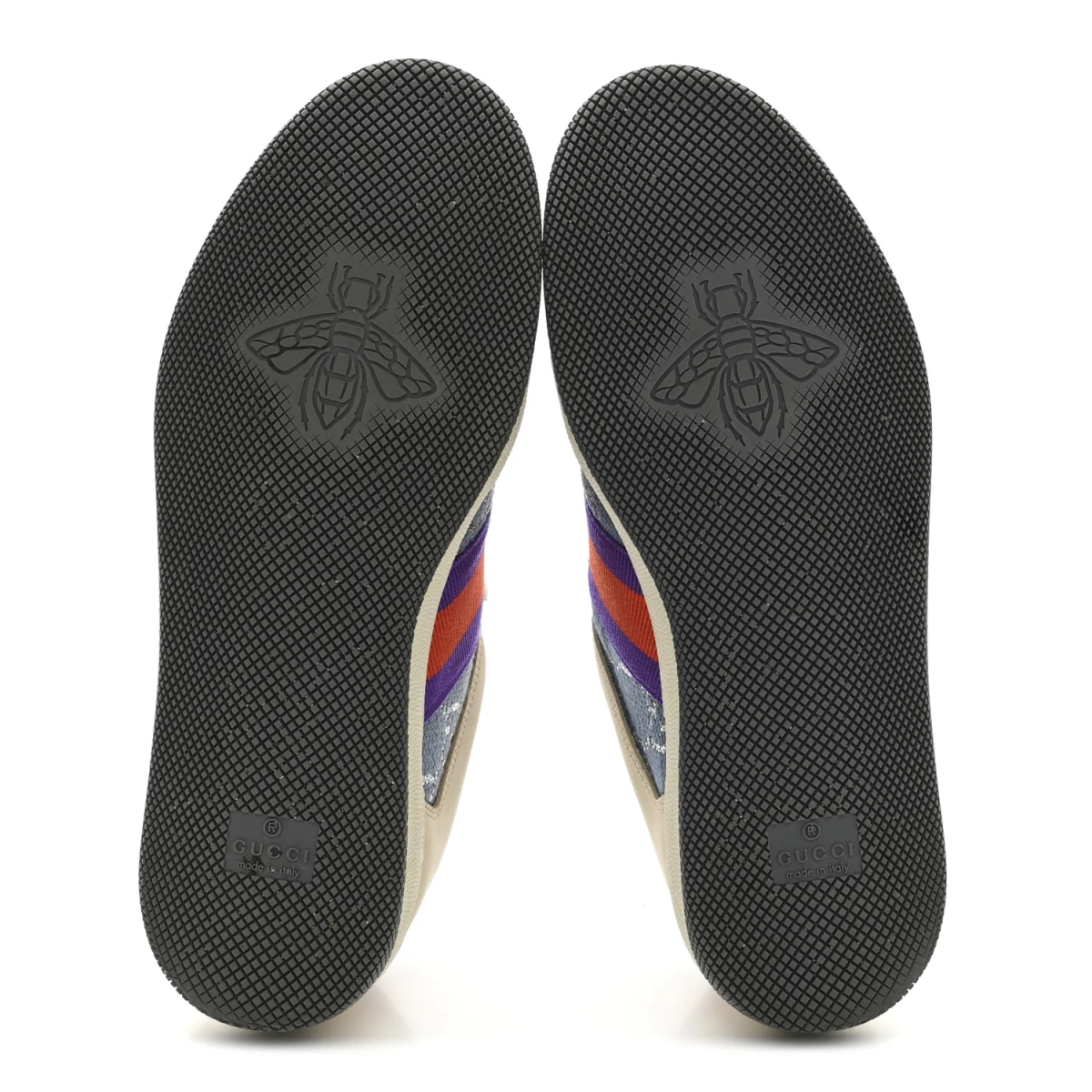 Gucci White Screener GG Sneakers-5