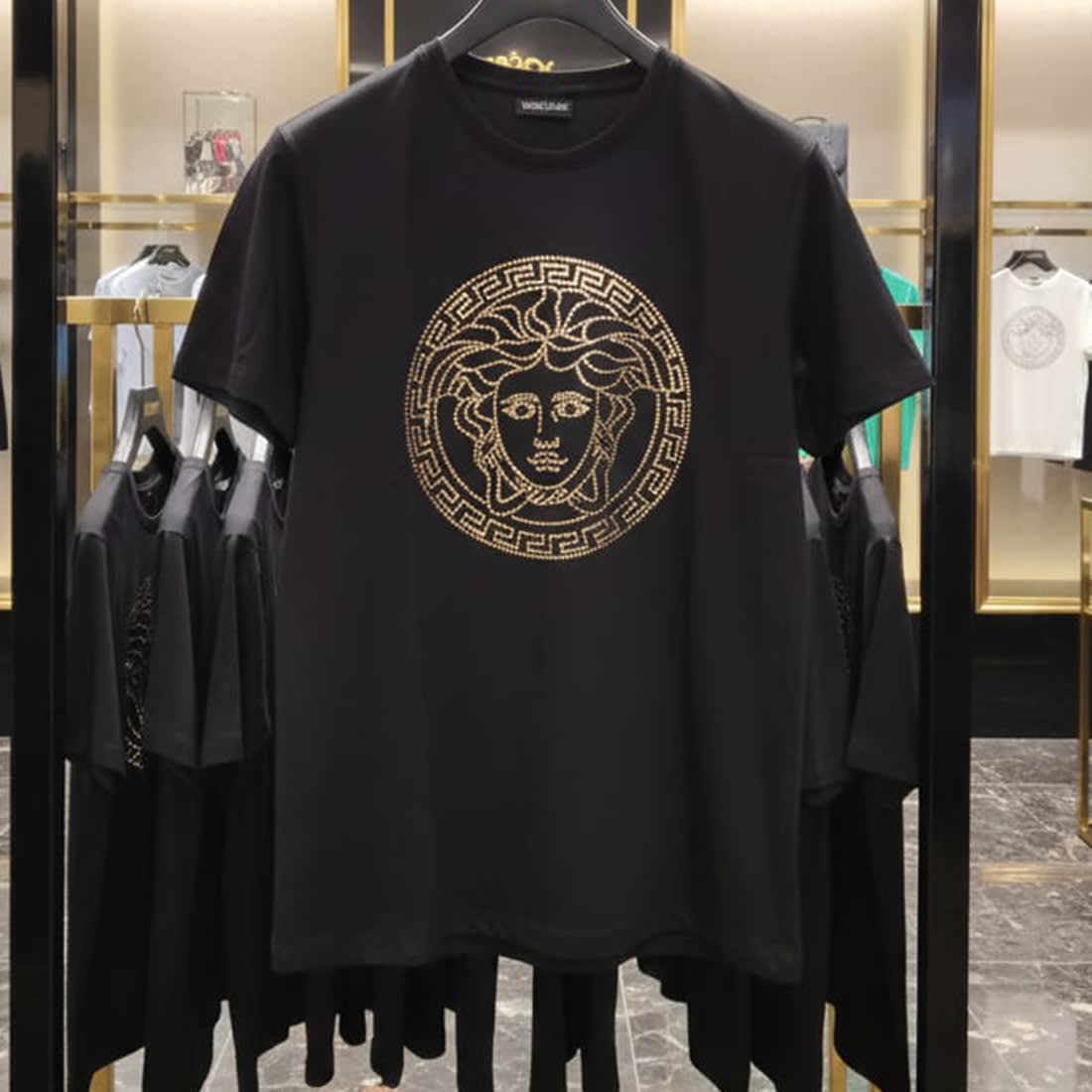 Versace Clubwear Black Premium Quality T-shirt-1