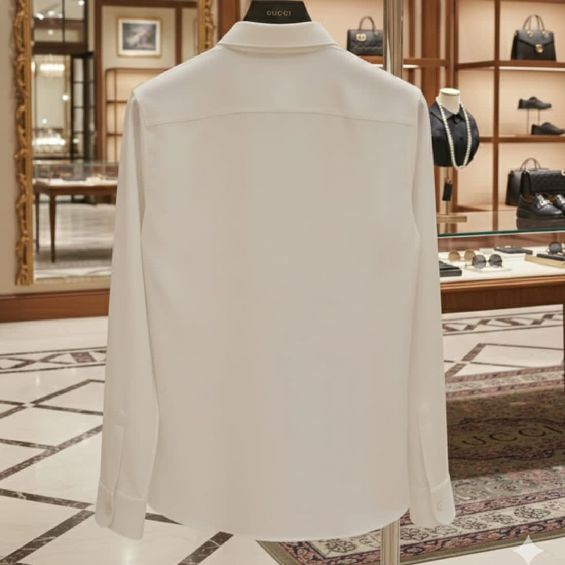 Gucci Butterfly Print White Premium Shirt-2