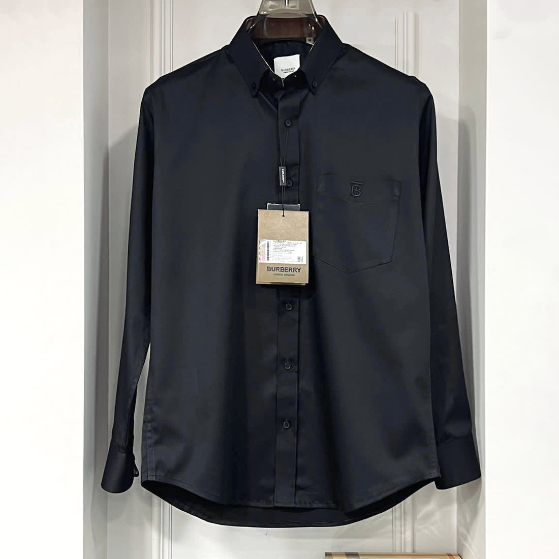 Burberry Black Premium Quality Cotton Shirt-0