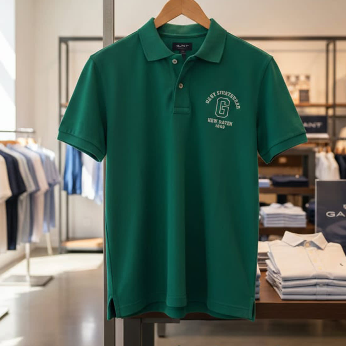 Gant Green Premium Quality T-shirt-1