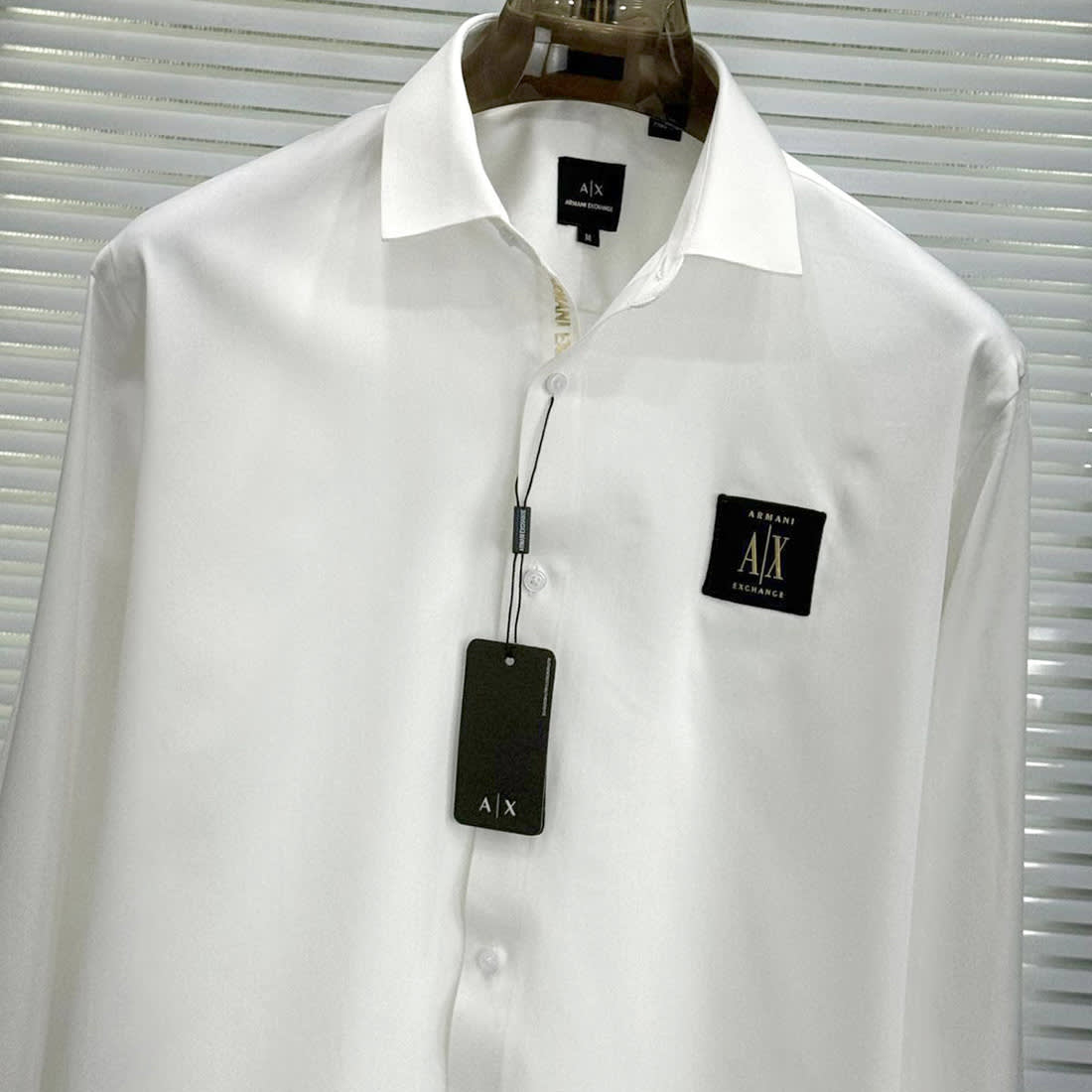 Armani Exchange White Premium Quality Cotton Shirt-0
