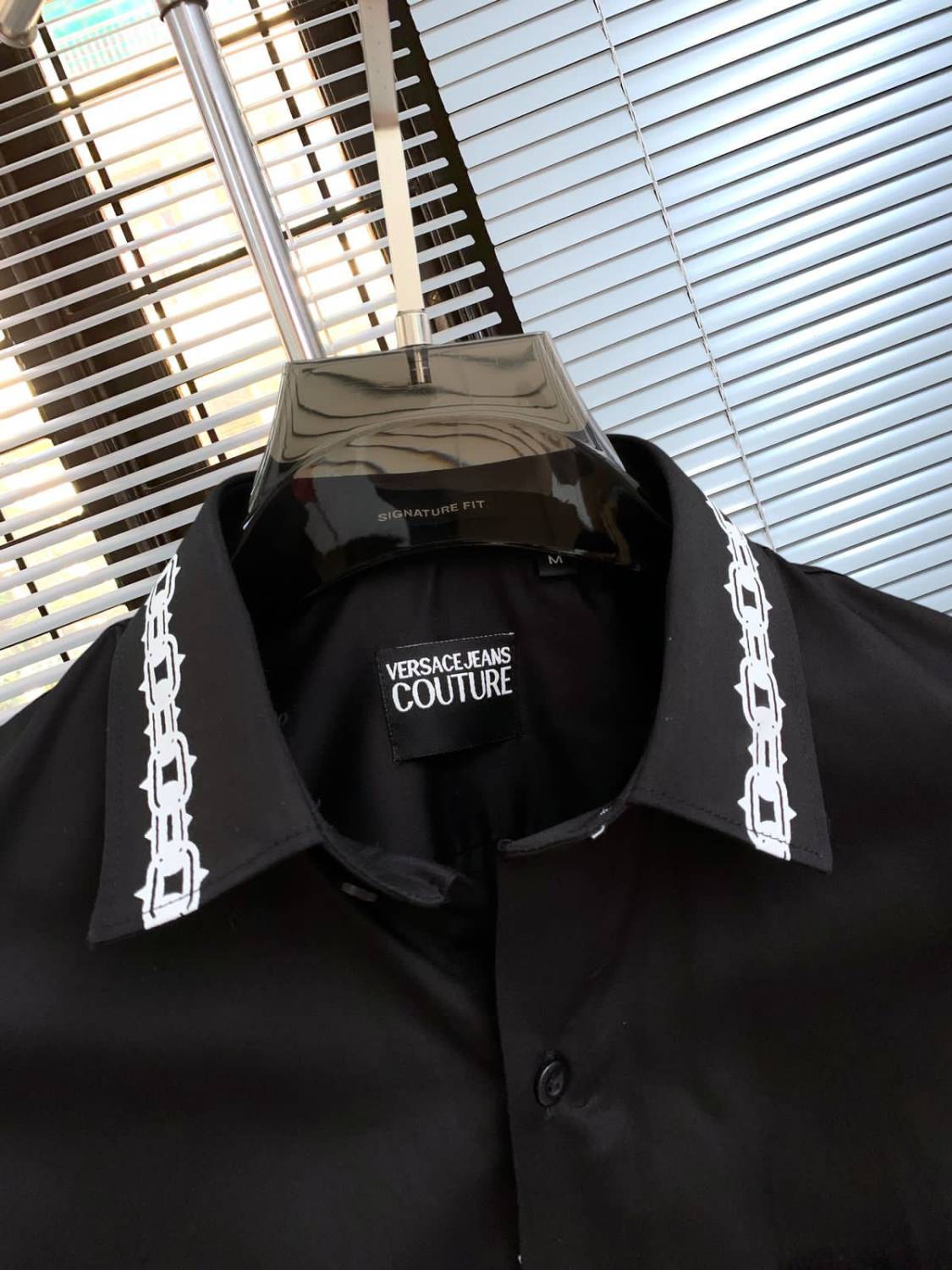 Versace Black Premium Quality Cotton Shirt-4
