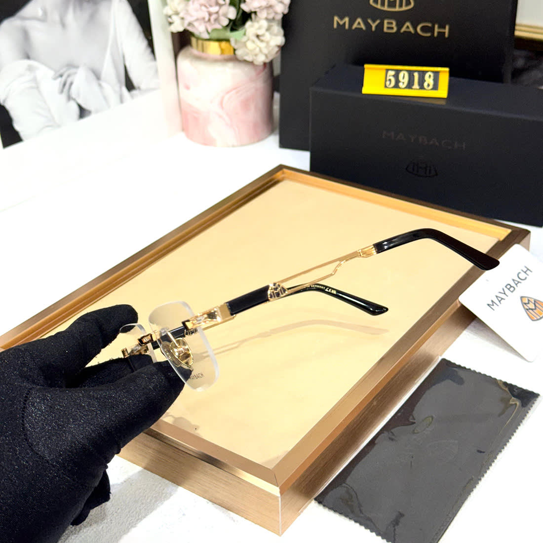Maybach Black Luxury Sunglasses-1
