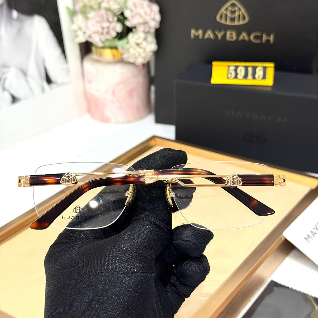 Maybach Brown Luxury Sunglasses-3