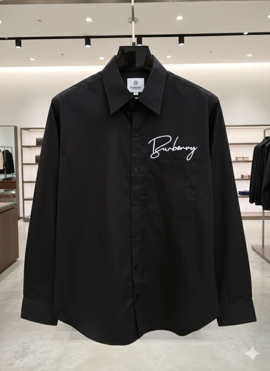 Burberry Black Premium Quality Shirt-0
