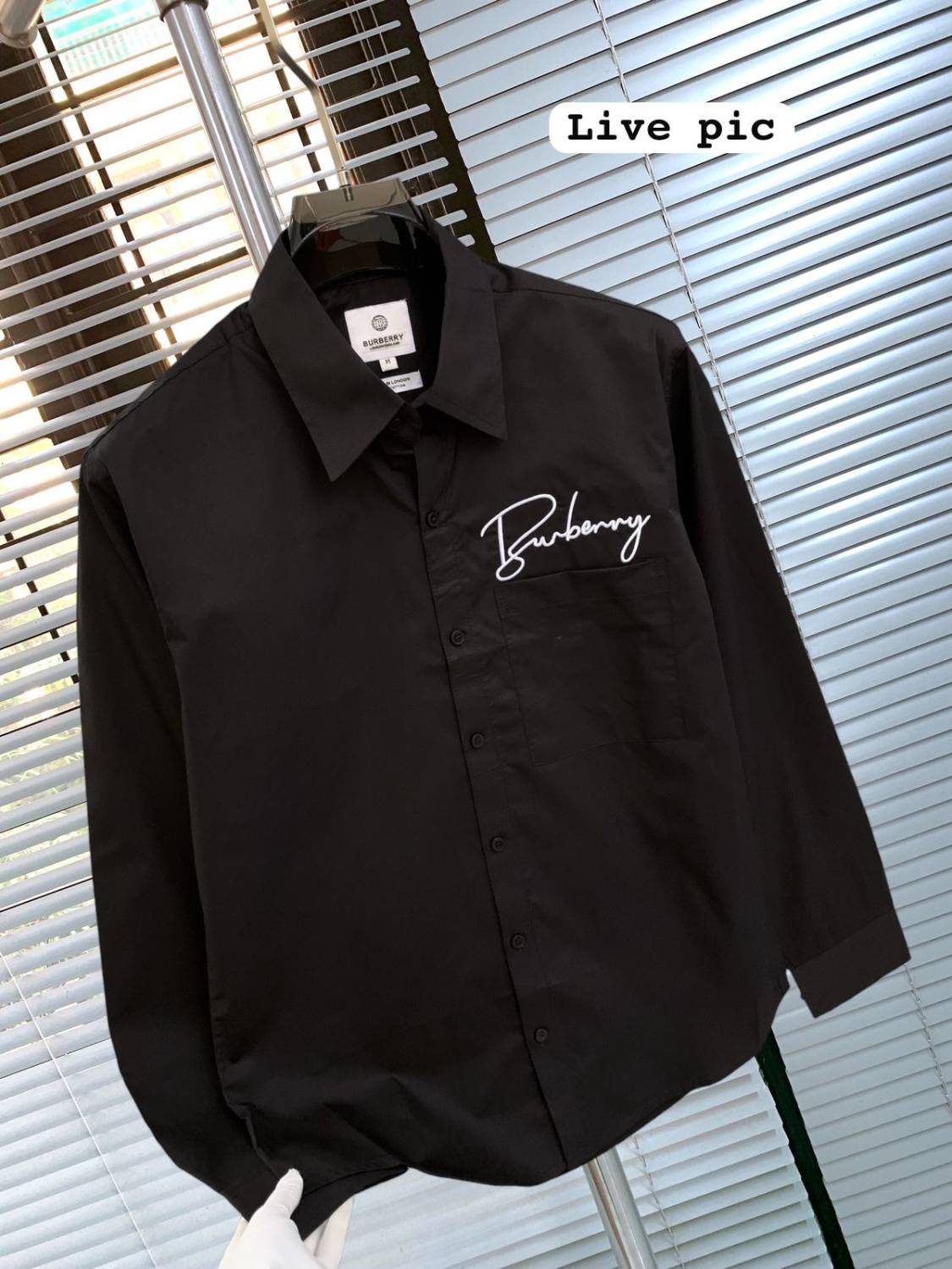Burberry Black Premium Quality Shirt-4