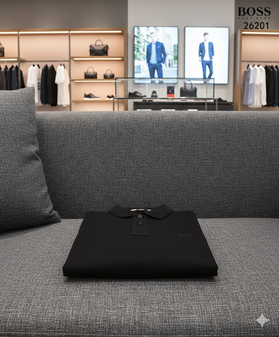 Hugo Boss Black Premium Quality Polo Tees-4