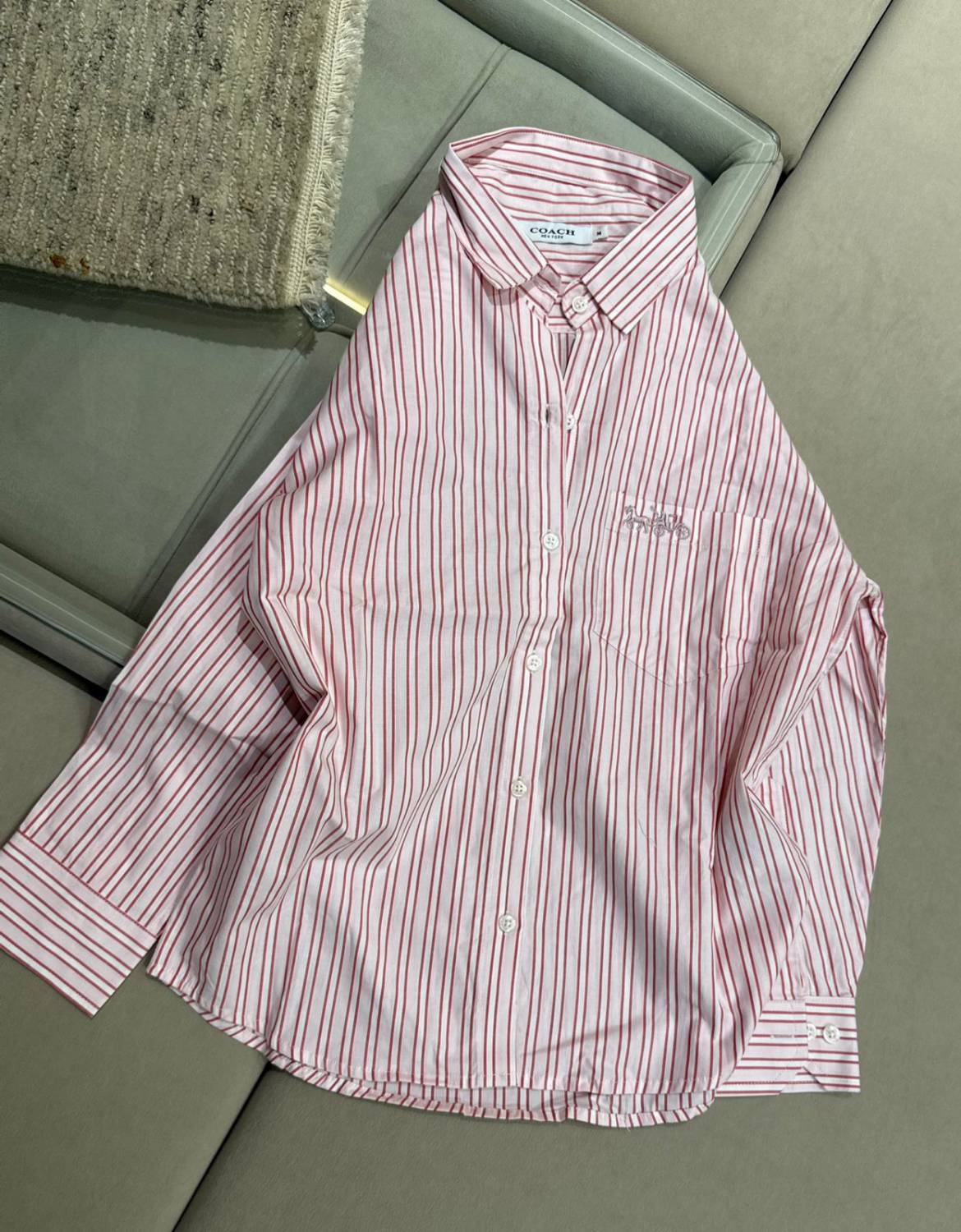Coach Pink Premium Quality Women Shirt-1