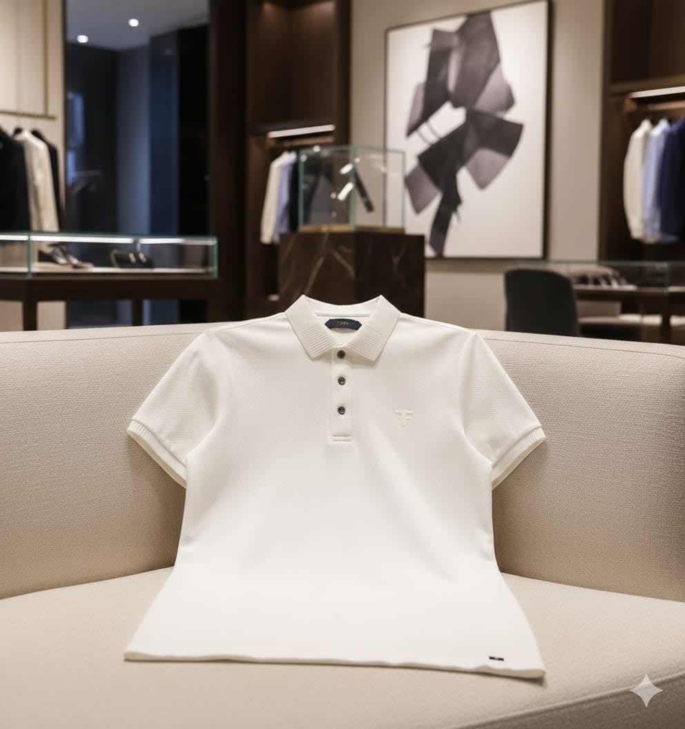 Tom Ford White Premium Cotton T-shirt-2