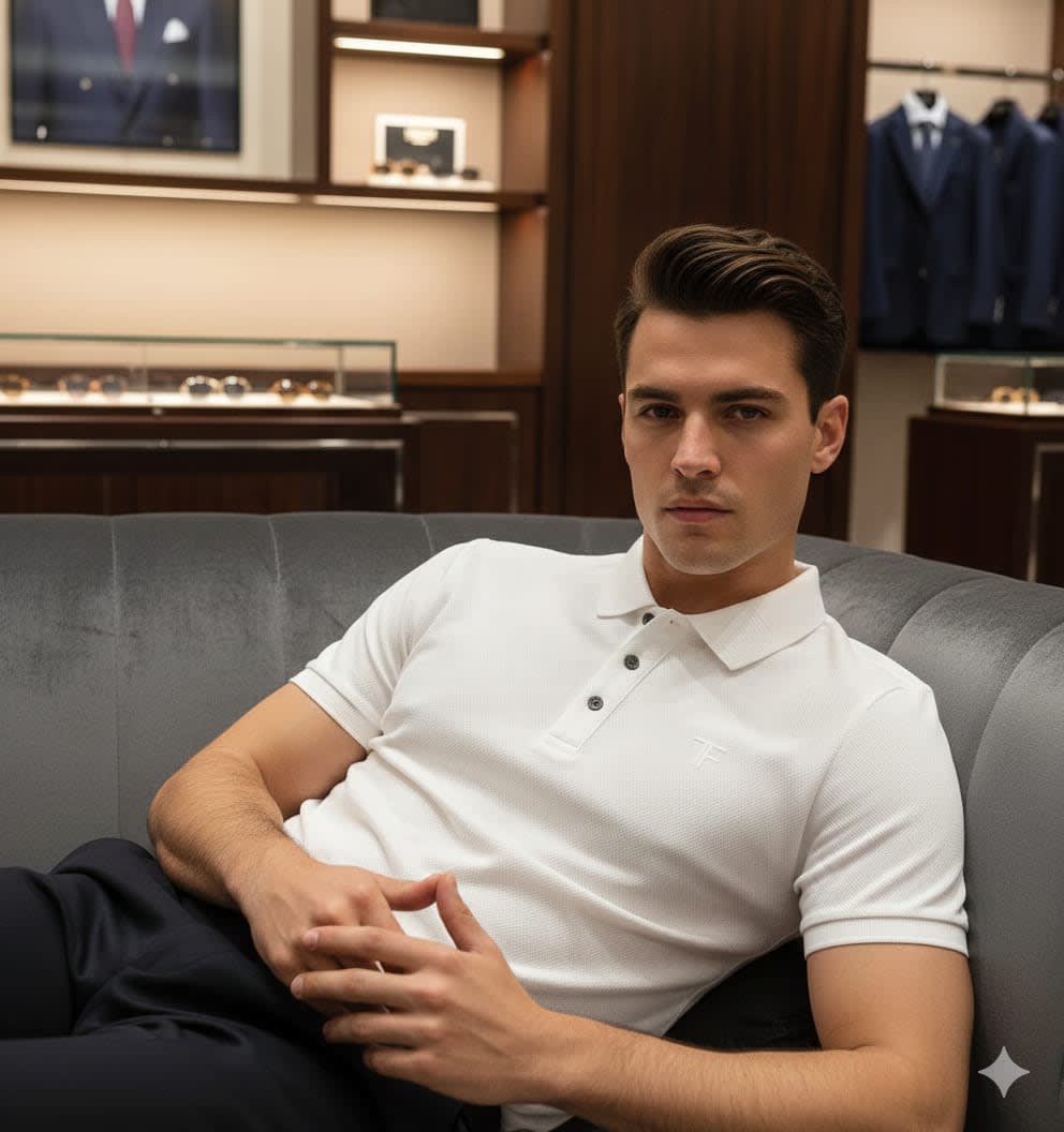 Tom Ford White Premium Cotton T-shirt-1