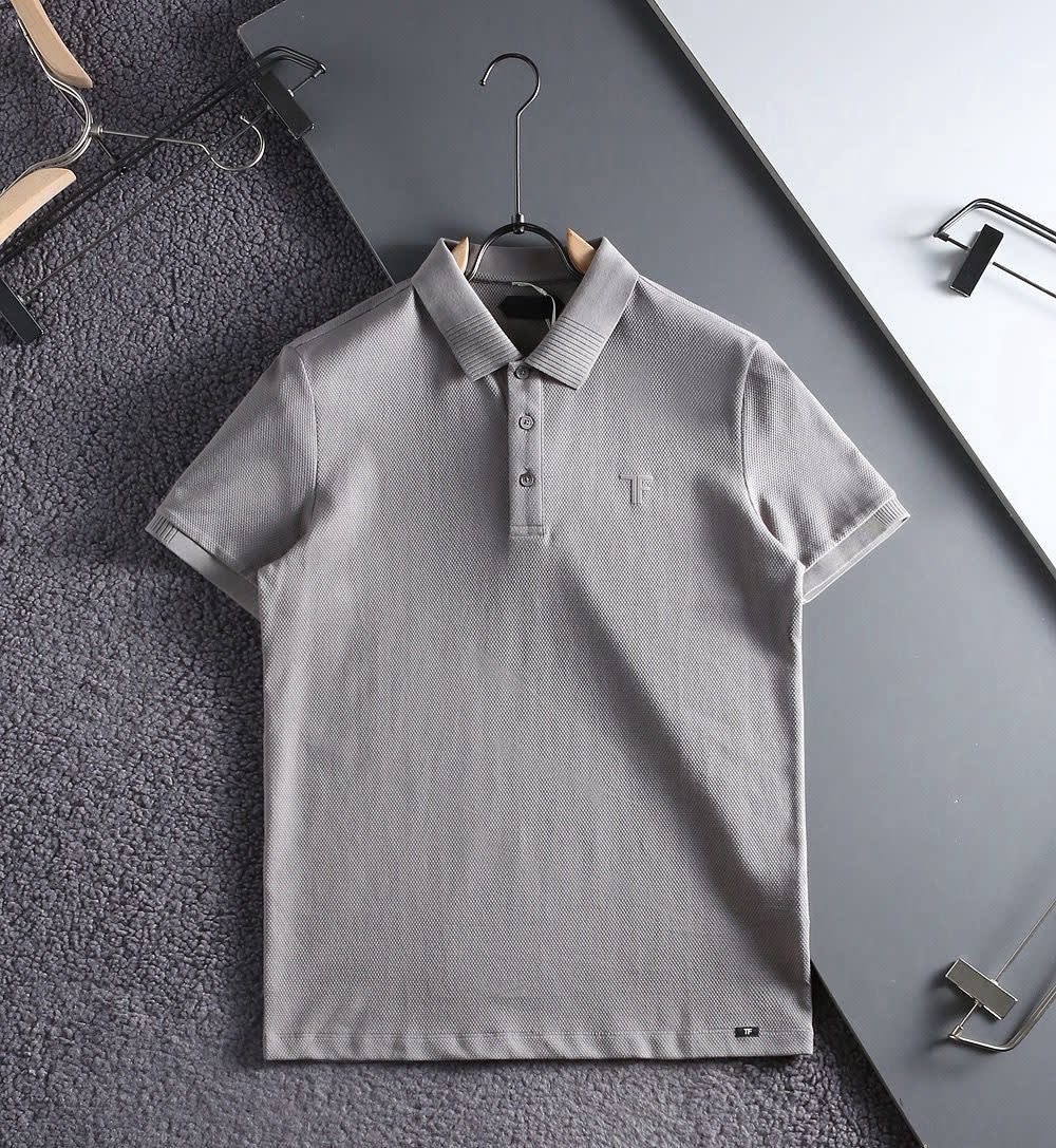 Tom Ford Grey Premium Cotton T-shirt-3