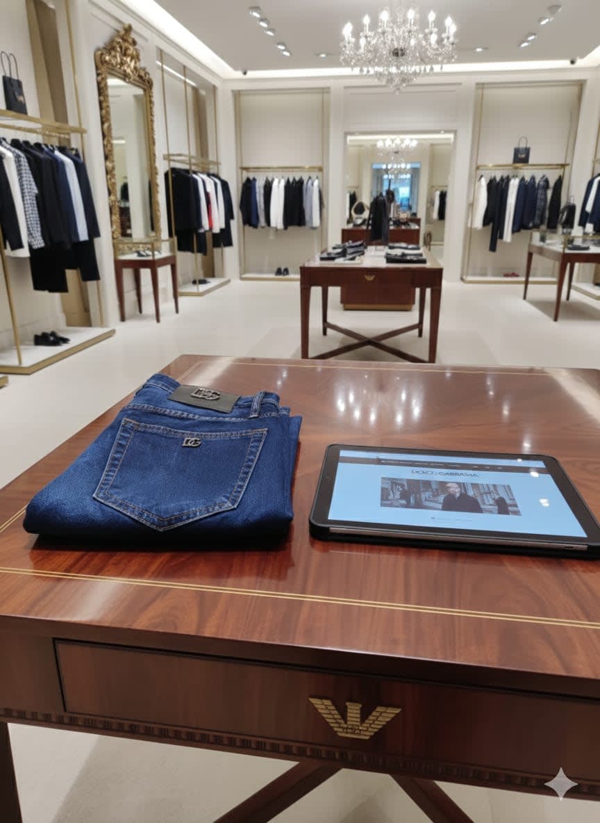 Dolce & Gabbana Dark Blue Premium Quality Jeans-2