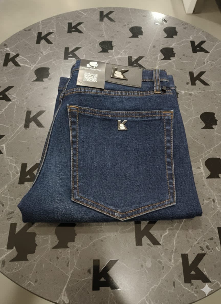 Karl Lagerfeld Dark Blue Premium Quality Jeans-3