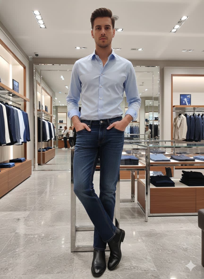 Dolce & Gabbana Dark Blue Premium Quality Jeans-1