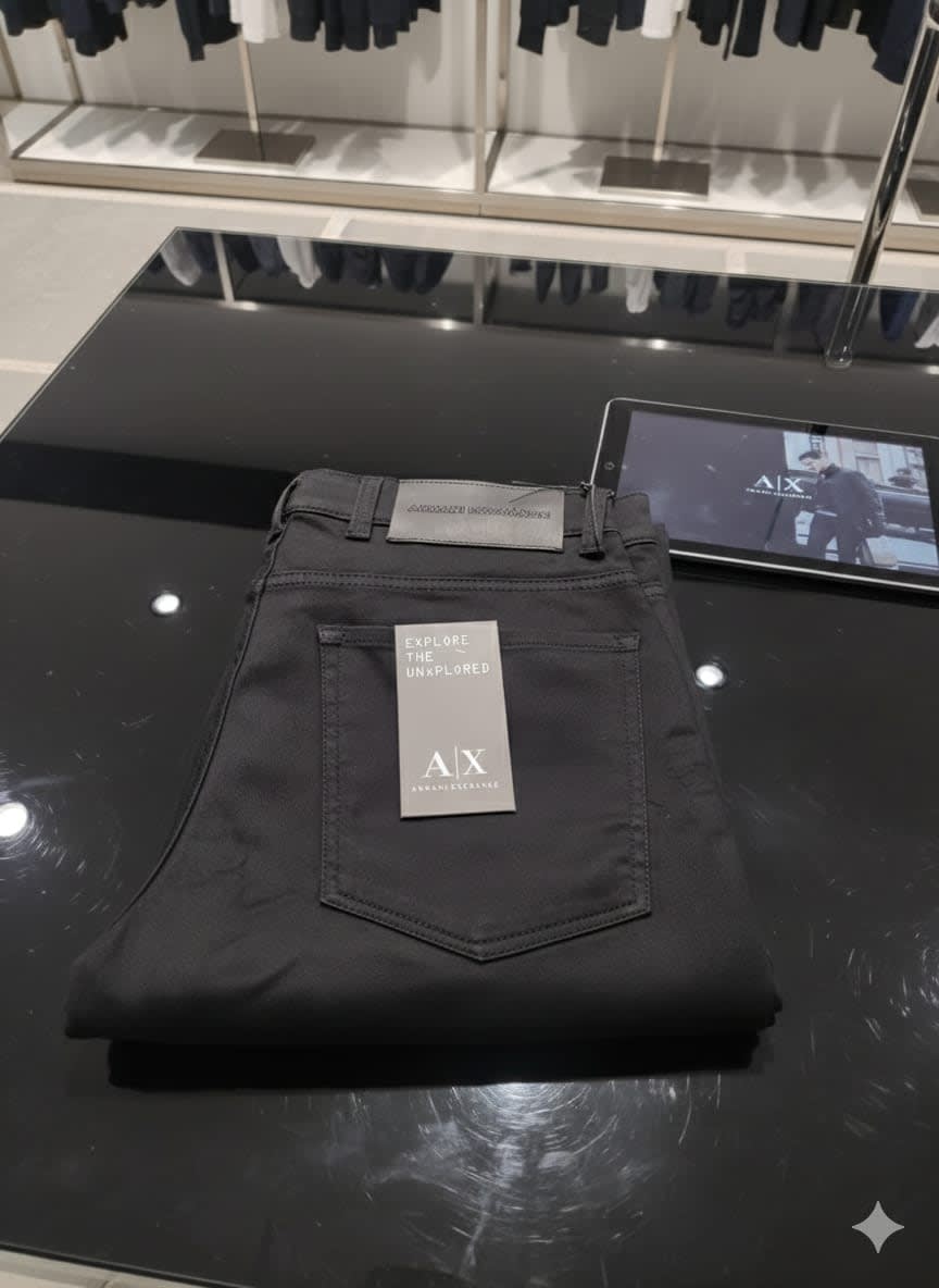 Armani Exchange Black Premium Quality Jeans-3