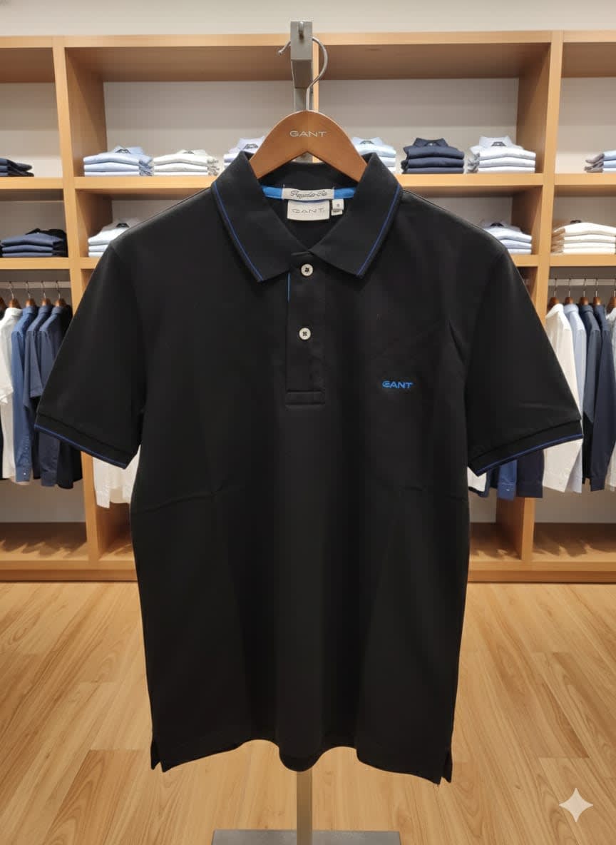 Gant Black Premium Quality T-shirt-3