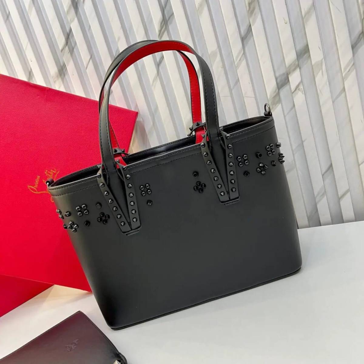 Christian Louboutin Cabata Medium Leather Tote Bag-0