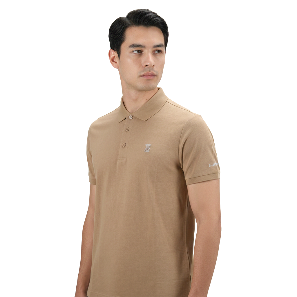 Burberry TB Embroidered Icon Brown Premium T-shirt-3