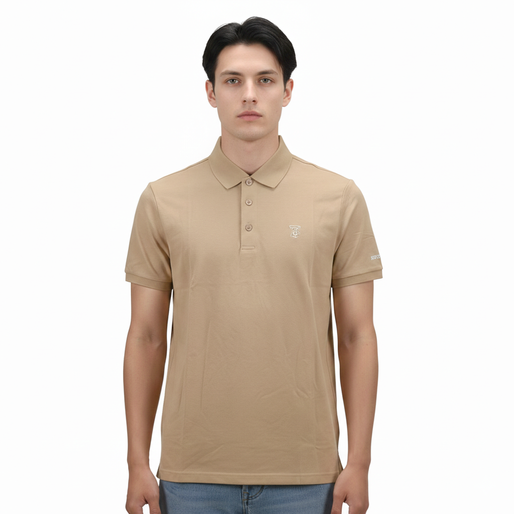 Burberry TB Embroidered Icon Brown Premium T-shirt-1