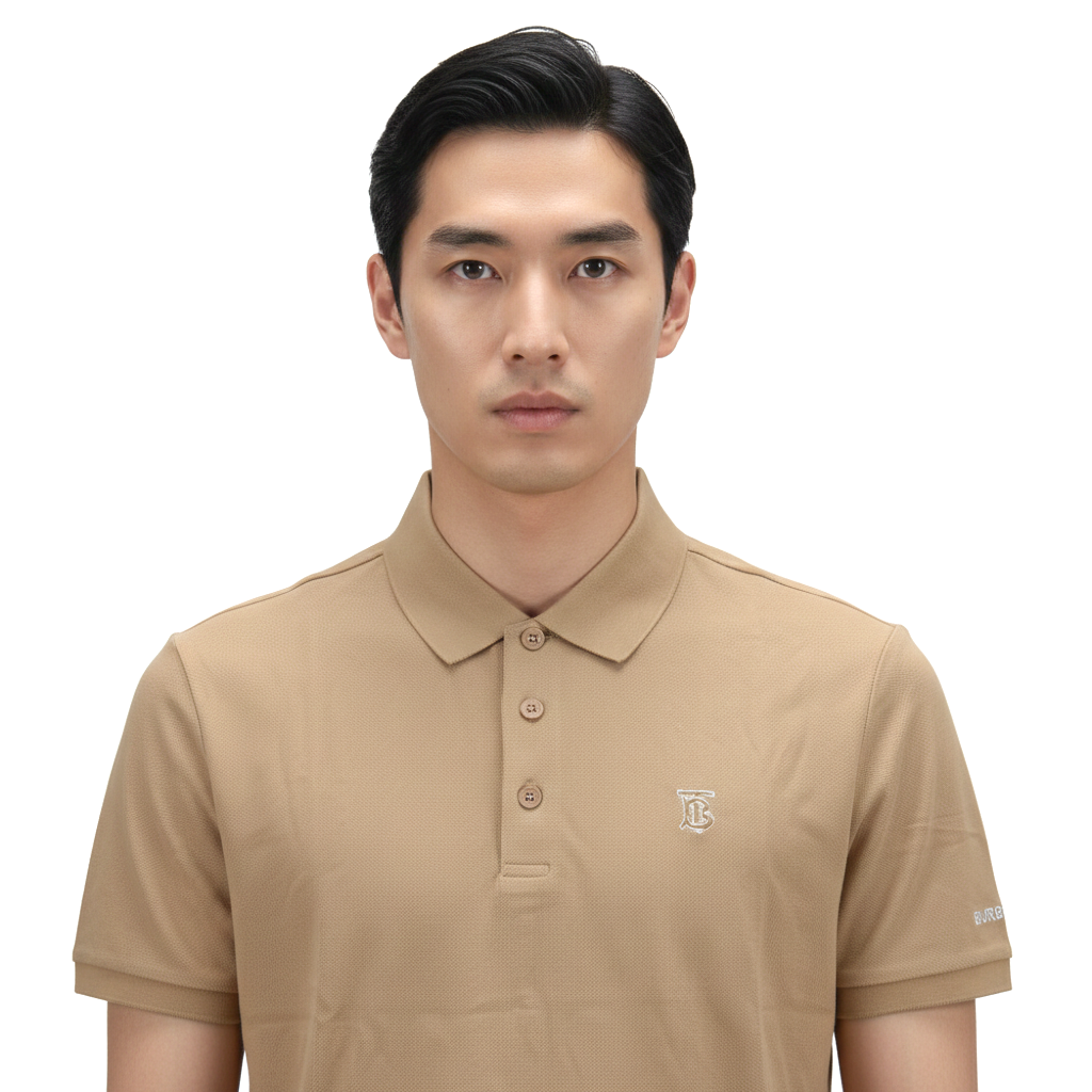 Burberry TB Embroidered Icon Brown Premium T-shirt-4