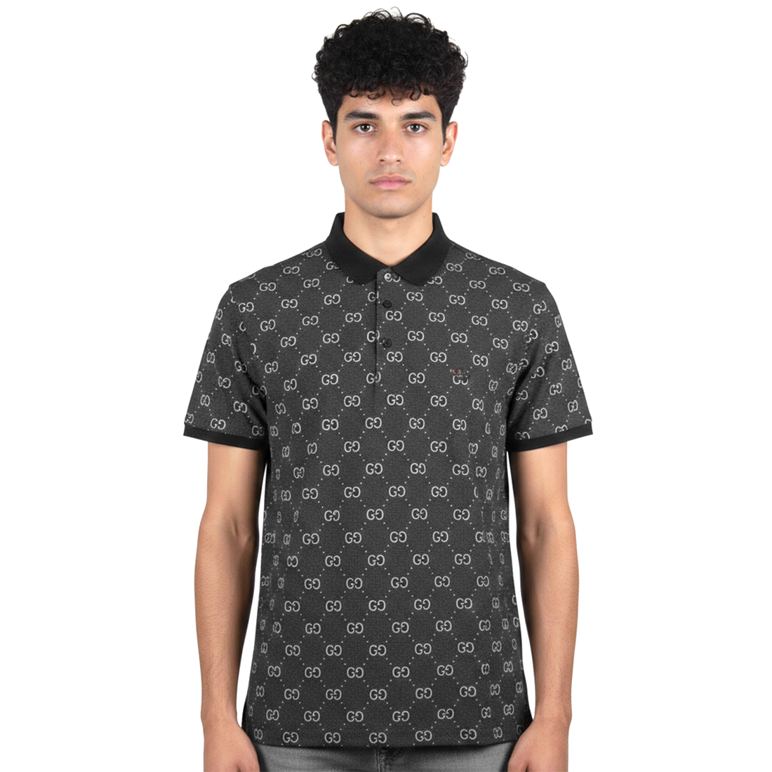 Gucci Black Premium Quality Polo Tees-0