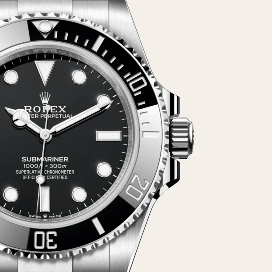 Rolex Submariner Oyster, 41 mm, Oystersteel Black Dial Watch M124060-0001-1