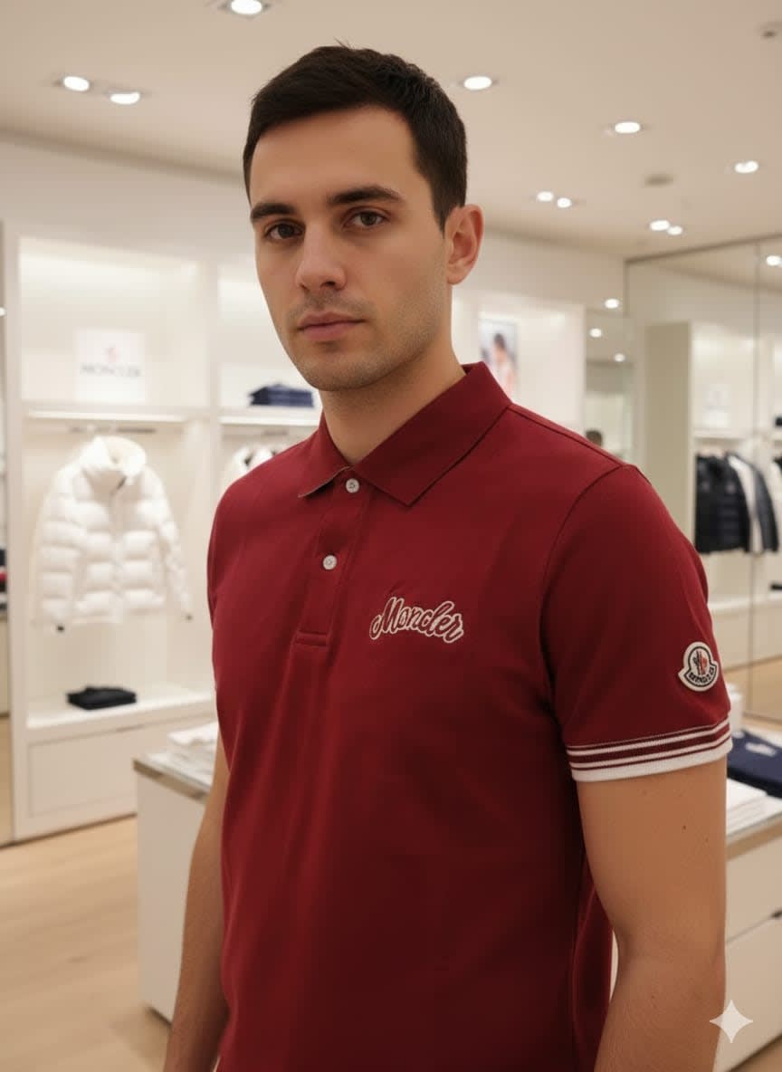 Moncler Wine Premium Quality T-shirt-1