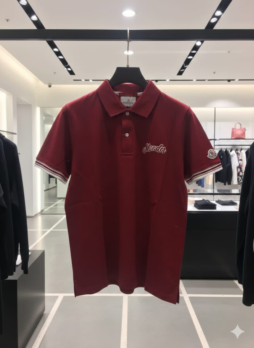 Moncler Wine Premium Quality T-shirt-3