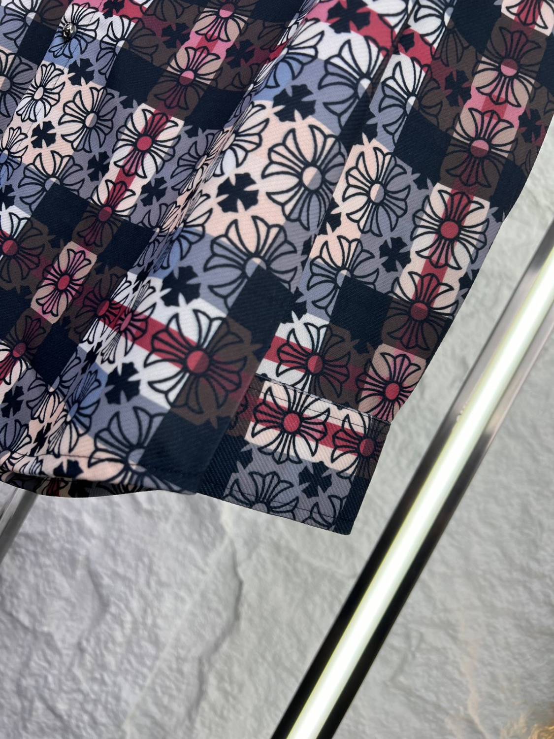 Chrome Hearts Printed Pink Premium Quality Shirt-5