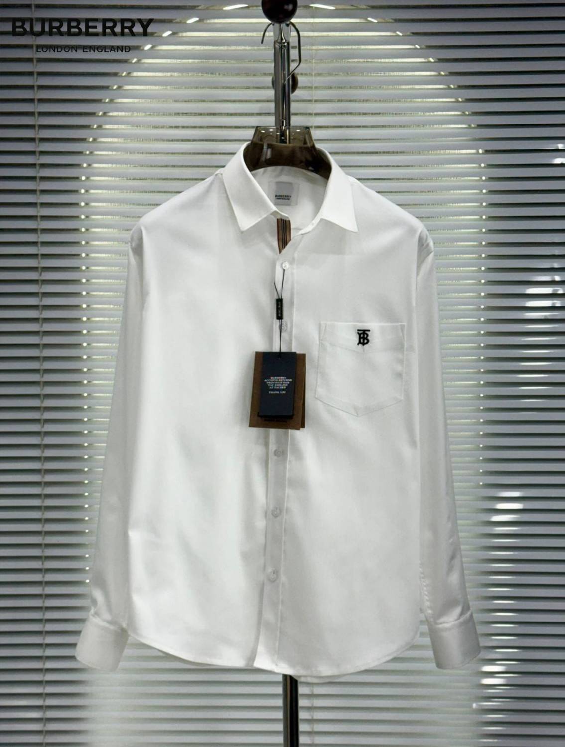 Burberry White Premium Quality Shirt-0