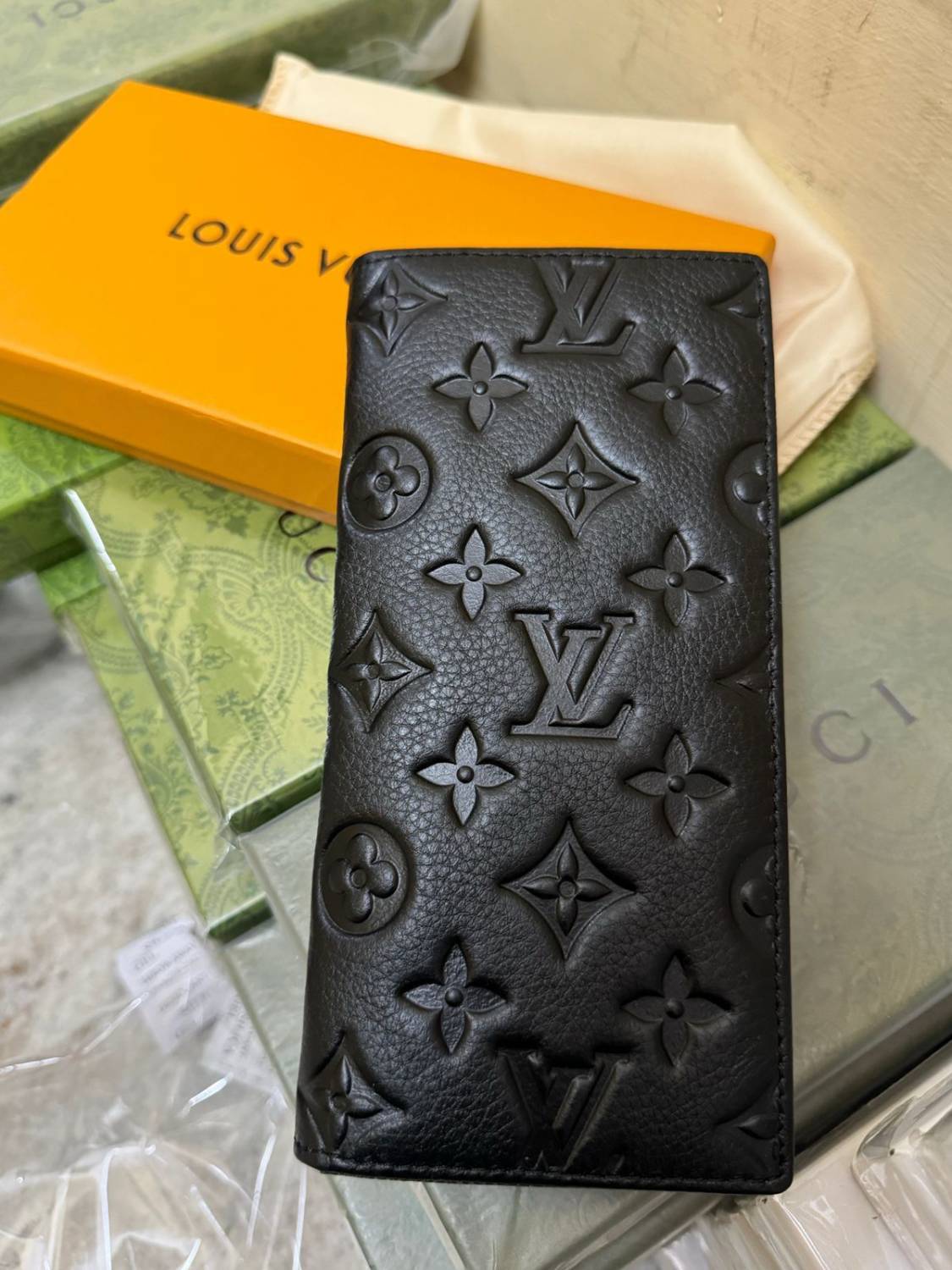 Louis Vuitton Monogram Black Long Wallet-0
