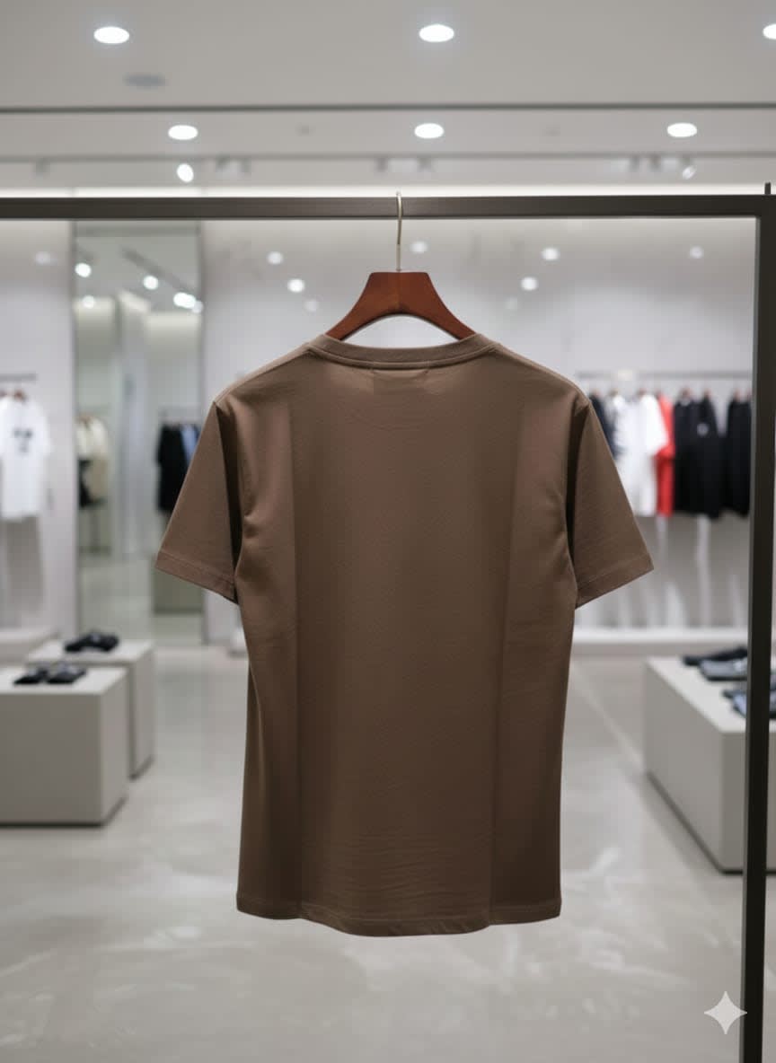 Ami Brown Premium Quality Heart Logo T-shirt-2