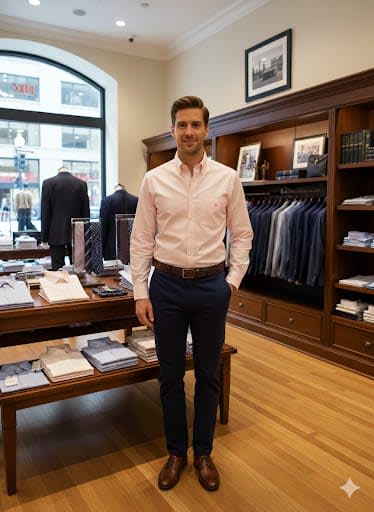 Brooks Brothers Pink Premium Cotton Shirt-0