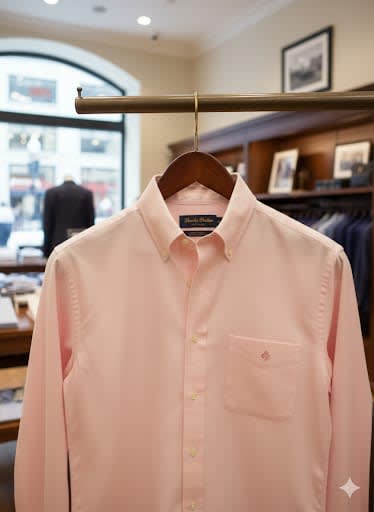 Brooks Brothers Pink Premium Cotton Shirt-2