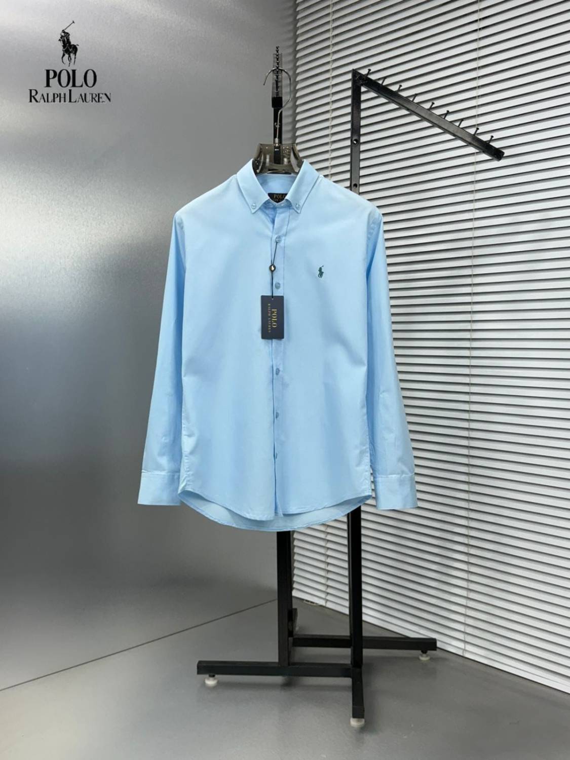 Ralph Lauren Sky Blue Premium Quality Cotton Shirt-0