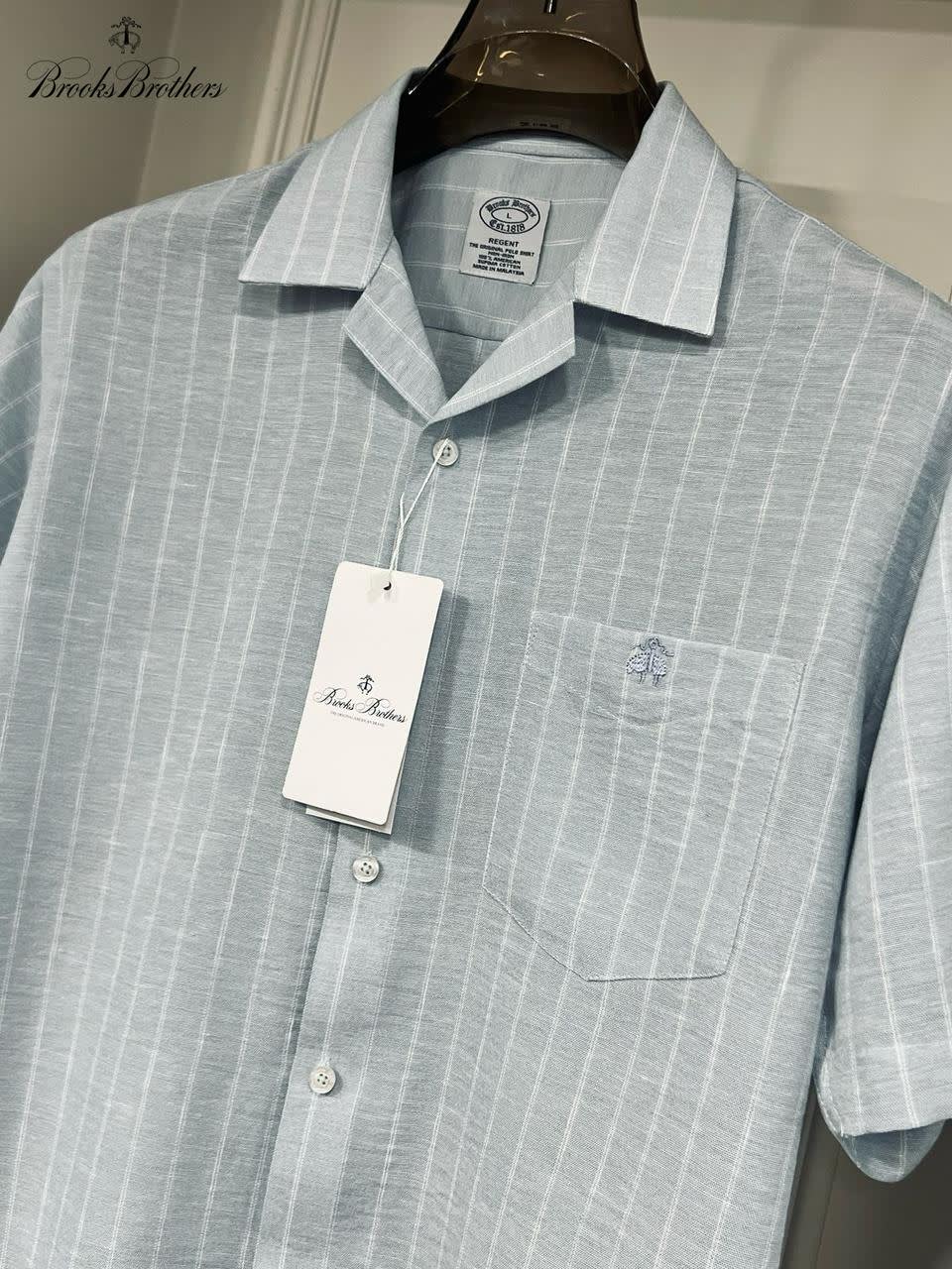 Brooks Brothers Grey Premium Cotton Shirt-3