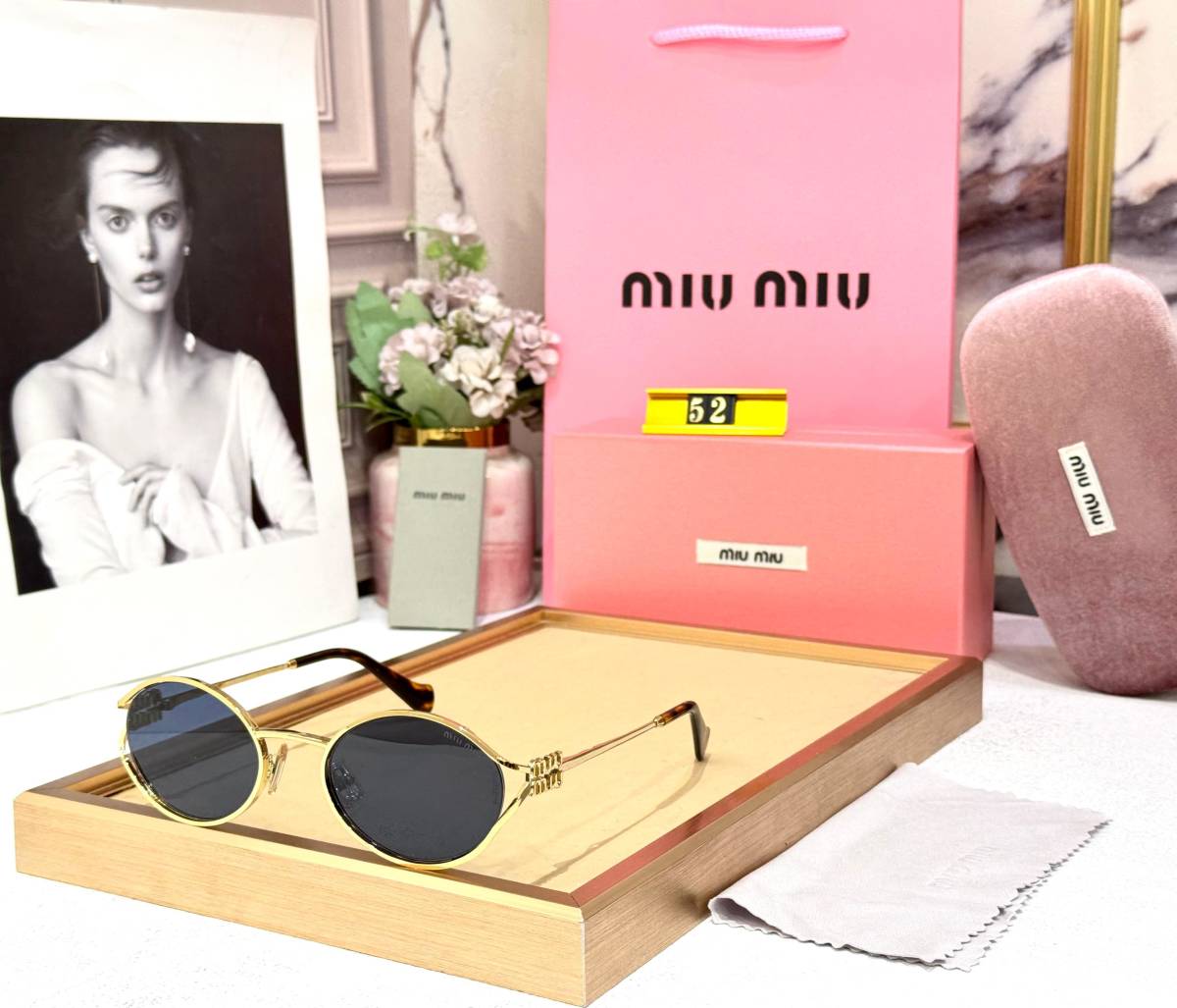 Miu Miu Black Premium Women's Sunglasses-0