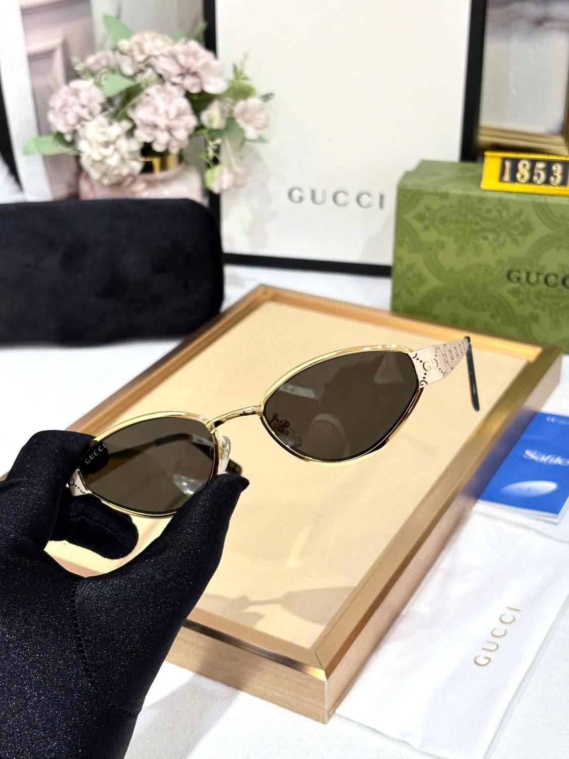 Gucci Black GG Women's Sunglasses-1