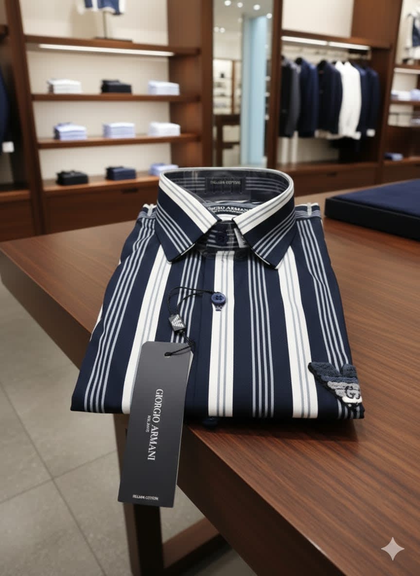 Emporio Armani Black Premium Quality Shirt-1