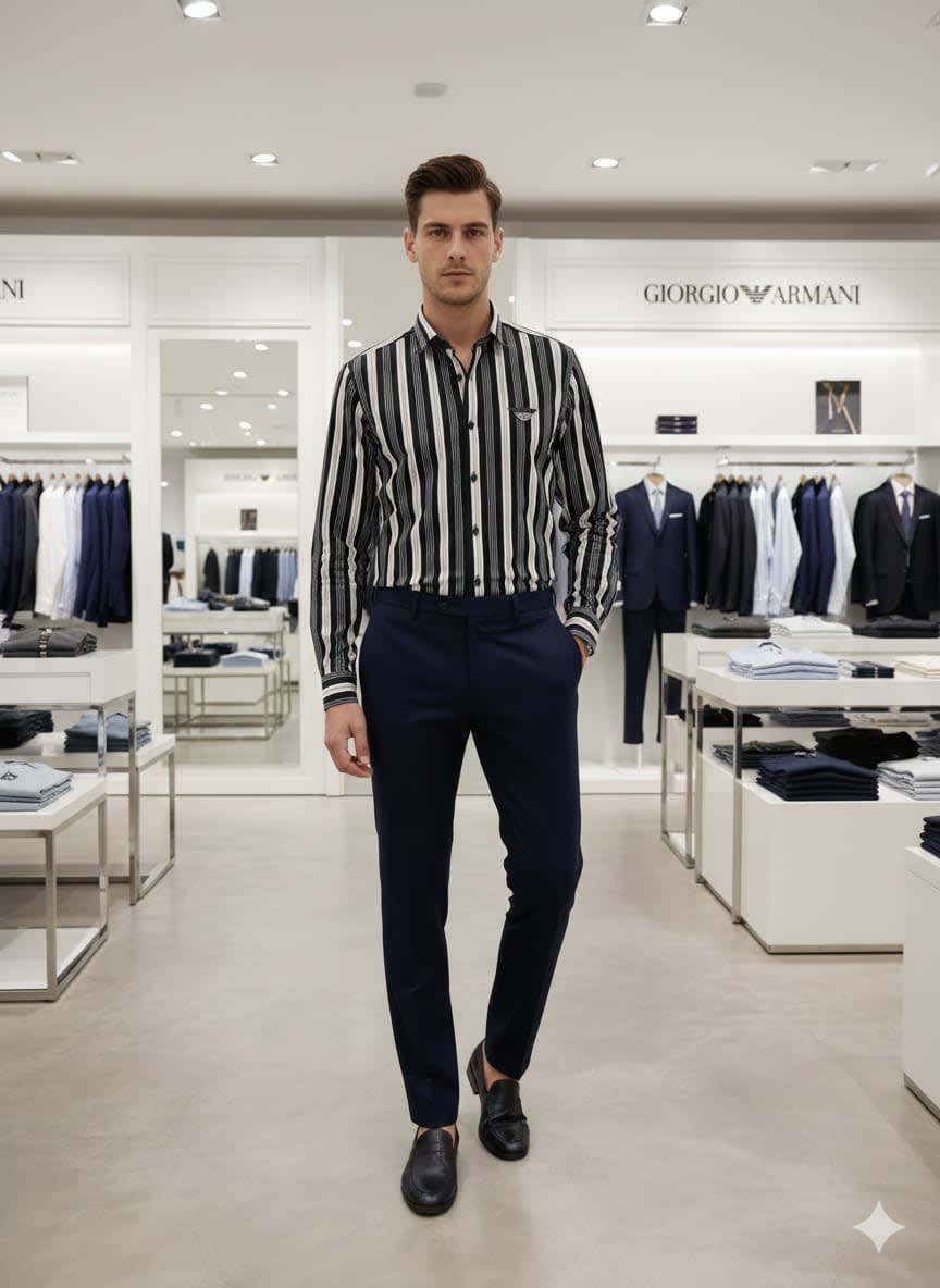 Emporio Armani Black Premium Quality Shirt-0