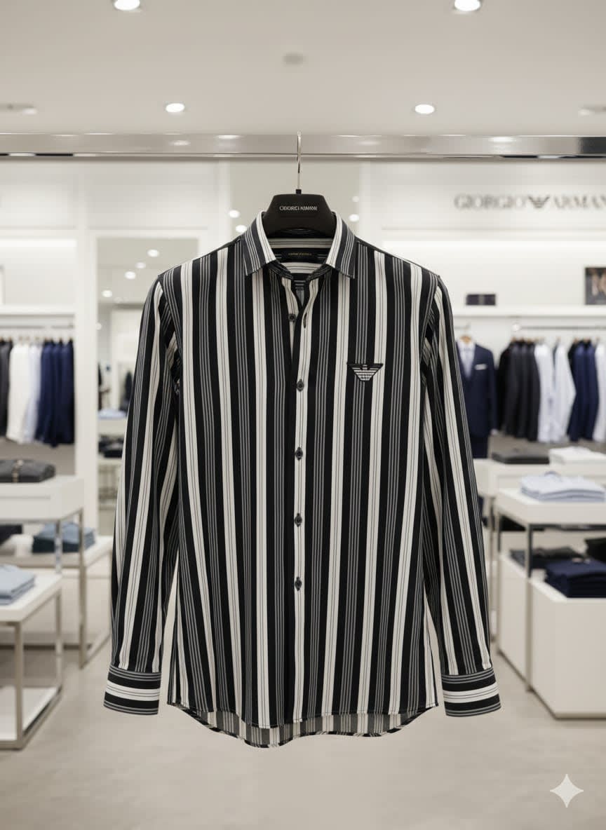 Emporio Armani Black Premium Quality Shirt-3