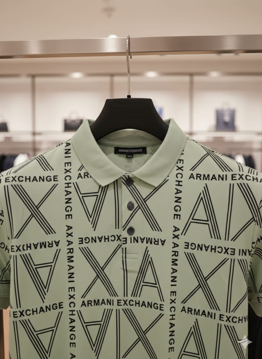 Armani Exchange Green Premium Quality T-shirt-2
