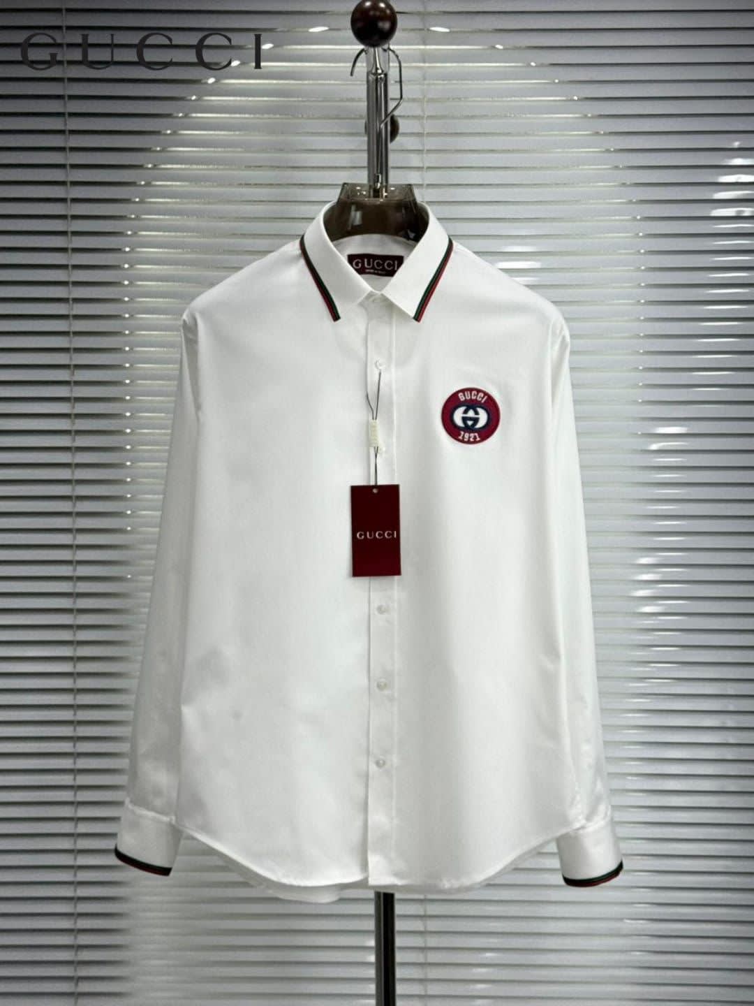 Gucci White Premium Quality Cotton Shirt-0