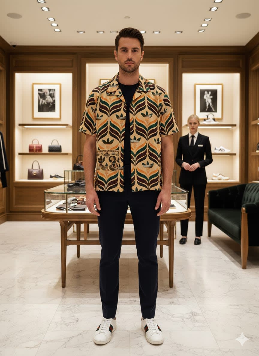 Gucci Printed Premium Quality Short Sleeve Shirt-0