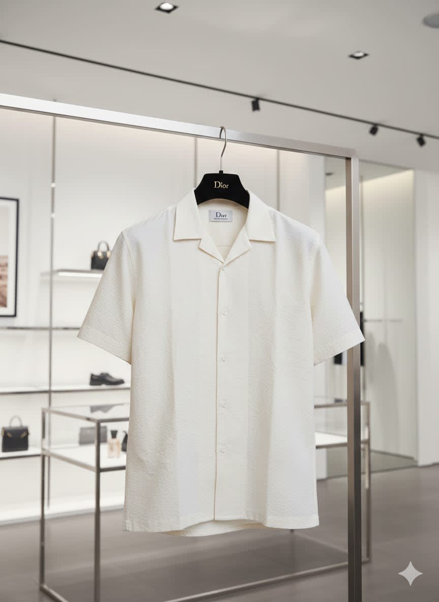 Dior Printed Premium Quality Short Sleeve Shirt-2