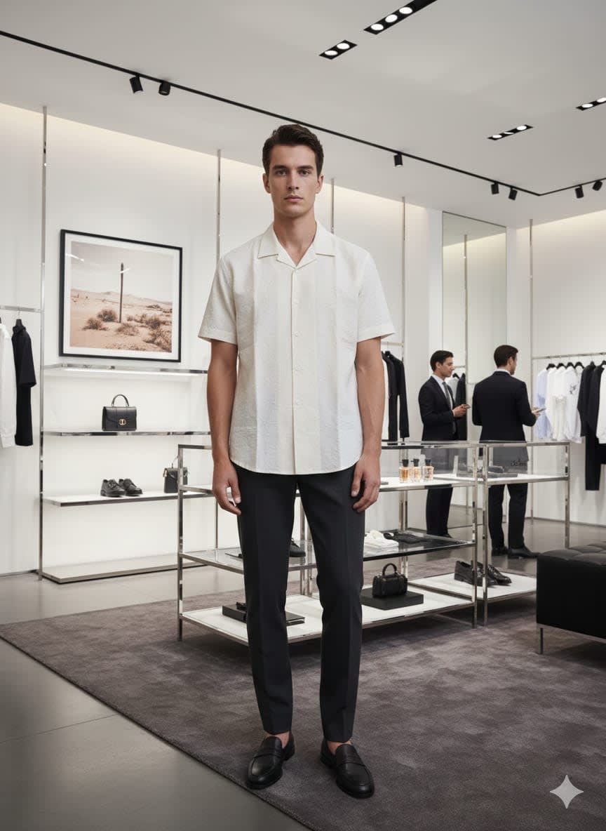 Dior Printed Premium Quality Short Sleeve Shirt-0