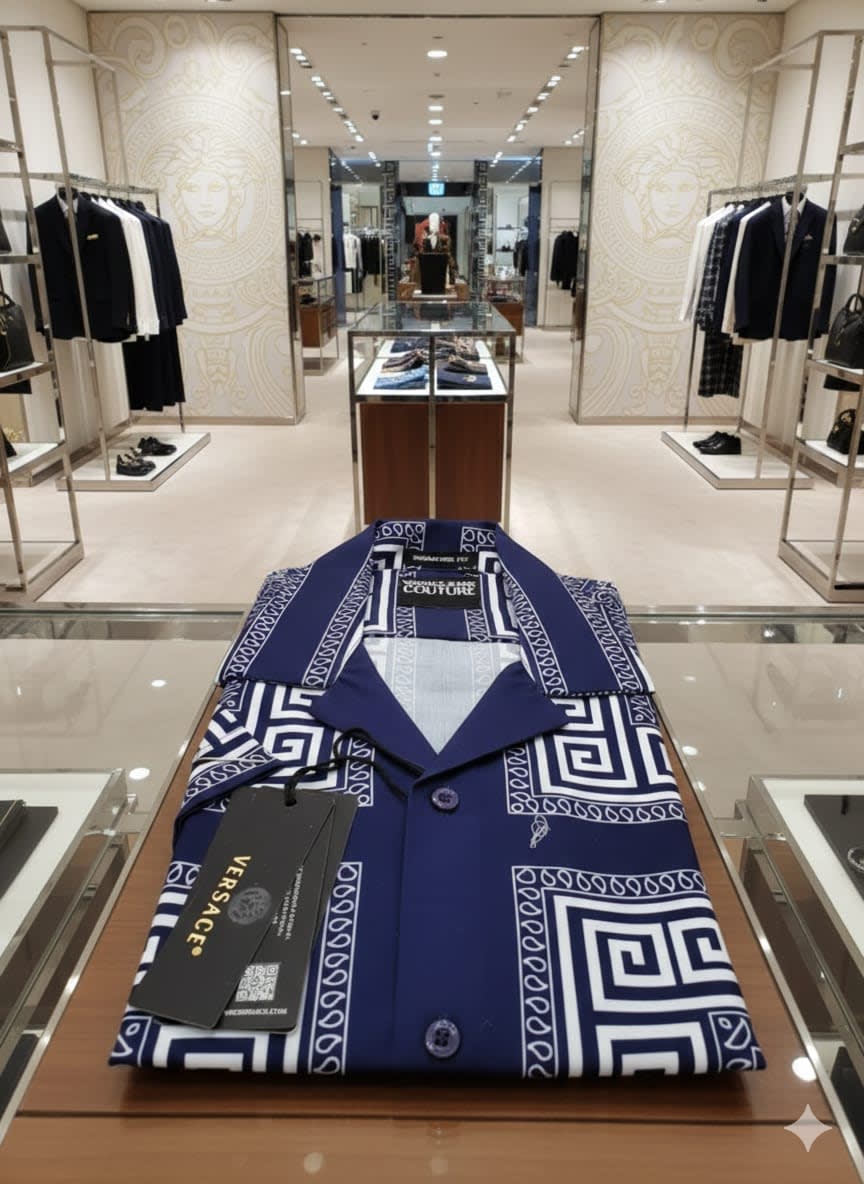 Versace Printed Premium Quality Short Sleeve Shirt-2