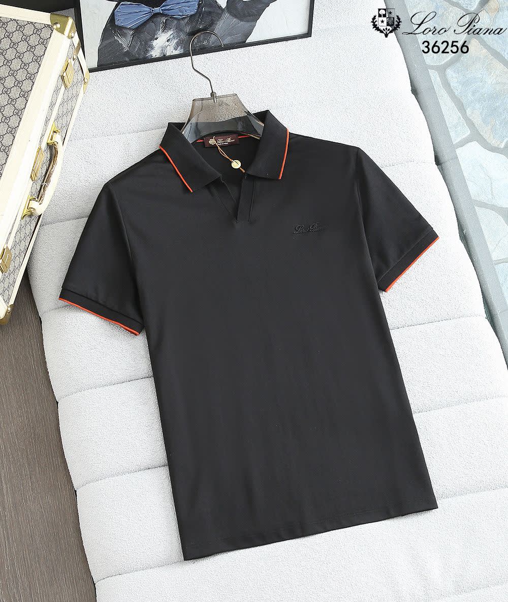 Loro Piana Black Premium Quality T-Shirt-0